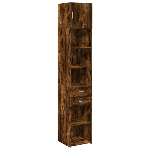 Hochschrank Schmal Räuchereiche 40x42,5x225 cm Holzwerkstoff