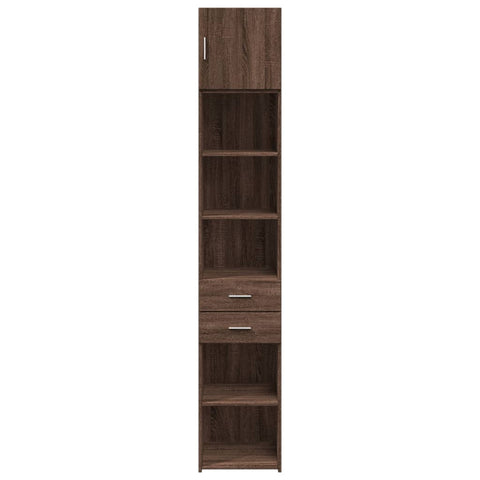 vidaXL Hochschrank Schmal Eichen-Optik 40x42,5x225 cm Holzwerkstoff