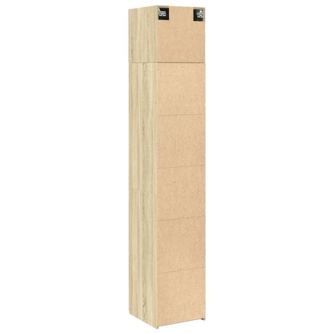 vidaXL Hochschrank Schmal Sonoma-Eiche 40x42,5x225 cm Holzwerkstoff