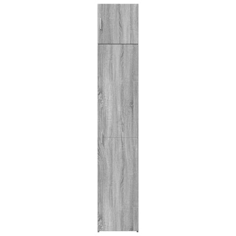 vidaXL Hochschrank Schmal Grau Sonoma 40x42,5x225 cm Holzwerkstoff