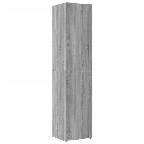 vidaXL Hochschrank Schmal Grau Sonoma 40x42,5x225 cm Holzwerkstoff