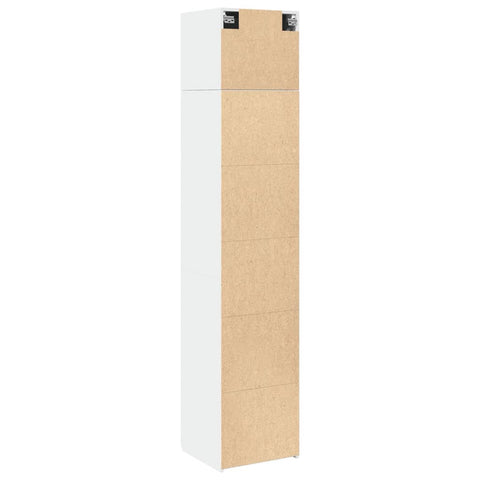 vidaXL Hochschrank Schmal Weiß 45x42,5x225 cm Holzwerkstoff