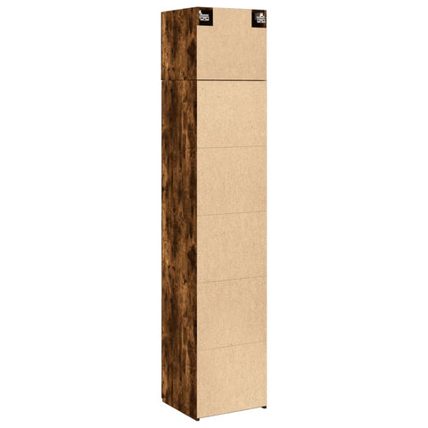 vidaXL Hochschrank Schmal Räuchereiche 45x42,5x225 cm Holzwerkstoff