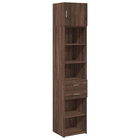 vidaXL Hochschrank Schmal Eichen-Optik 45x42,5x225 cm Holzwerkstoff