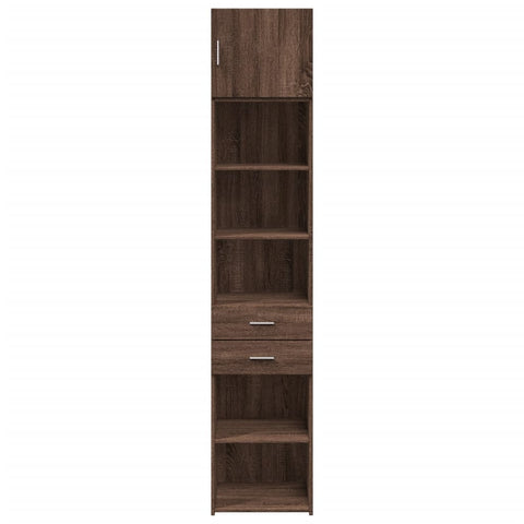 vidaXL Hochschrank Schmal Eichen-Optik 45x42,5x225 cm Holzwerkstoff