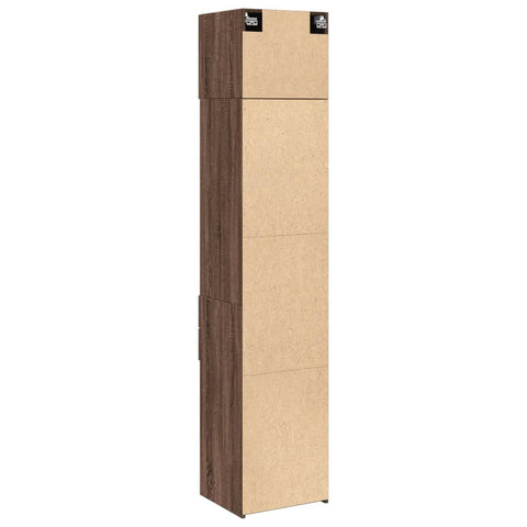 vidaXL Hochschrank Schmal Eichen-Optik 45x42,5x225 cm Holzwerkstoff