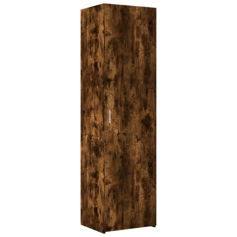 vidaXL Hochschrank Schmal Räuchereiche 50x42,5x225 cm Holzwerkstoff