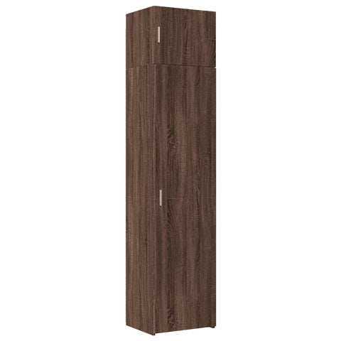 vidaXL Hochschrank Schmal Eichen-Optik 50x42,5x225 cm Holzwerkstoff