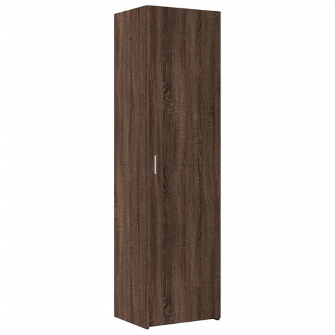 vidaXL Hochschrank Schmal Eichen-Optik 50x42,5x225 cm Holzwerkstoff