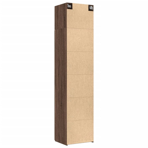 vidaXL Hochschrank Schmal Eichen-Optik 50x42,5x225 cm Holzwerkstoff