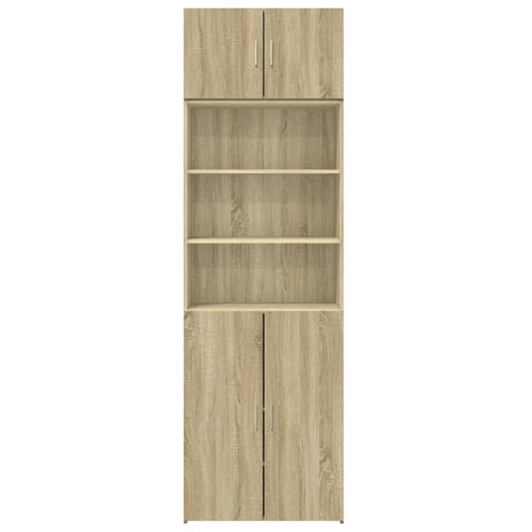 vidaXL Hochschrank Sonoma-Eiche 70x42,5x225 cm Holzwerkstoff