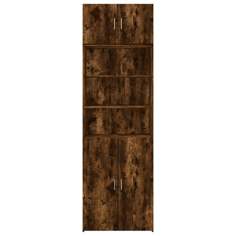 vidaXL Hochschrank Räuchereiche 70x42,5x225 cm Holzwerkstoff