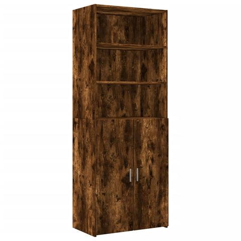 vidaXL Hochschrank Räuchereiche 70x42,5x225 cm Holzwerkstoff