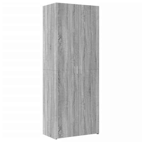 vidaXL Hochschrank Grau Sonoma 70x42,5x225 cm Holzwerkstoff