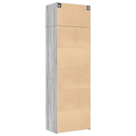 vidaXL Hochschrank Grau Sonoma 70x42,5x225 cm Holzwerkstoff