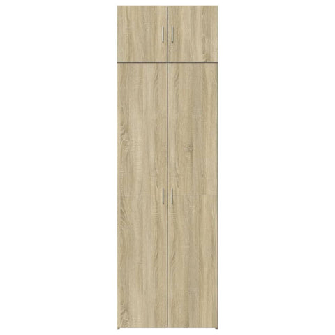 vidaXL Hochschrank Sonoma-Eiche 70x42,5x225 cm Holzwerkstoff