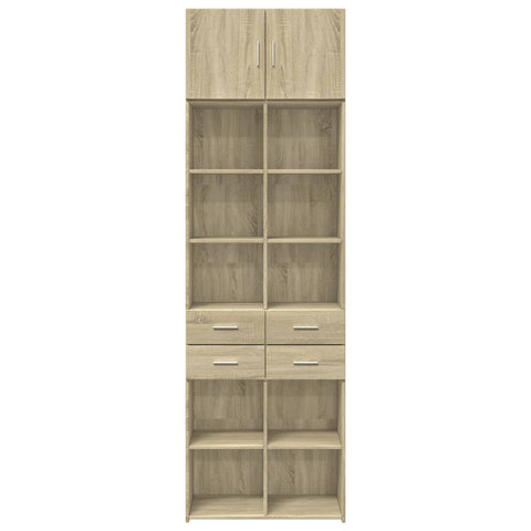 vidaXL Hochschrank Sonoma-Eiche 70x42,5x225 cm Holzwerkstoff