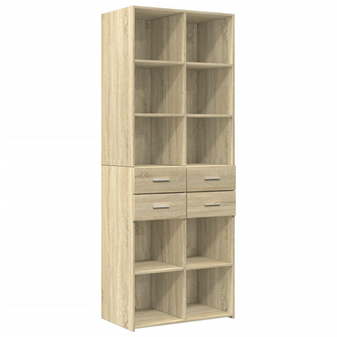 vidaXL Hochschrank Sonoma-Eiche 70x42,5x225 cm Holzwerkstoff