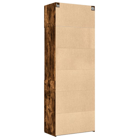 vidaXL Hochschrank Räuchereiche 80x42,5x225 cm Holzwerkstoff