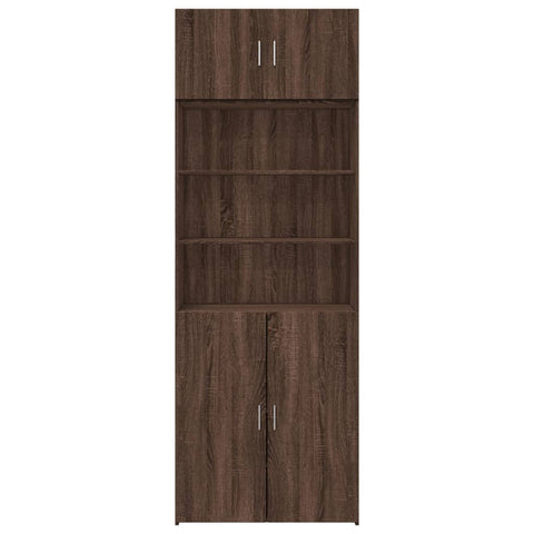 vidaXL Hochschrank Eichen-Optik 80x42,5x225 cm Holzwerkstoff