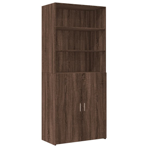 vidaXL Hochschrank Eichen-Optik 80x42,5x225 cm Holzwerkstoff