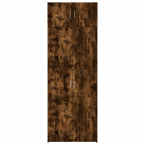 vidaXL Hochschrank Räuchereiche 80x42,5x225 cm Holzwerkstoff