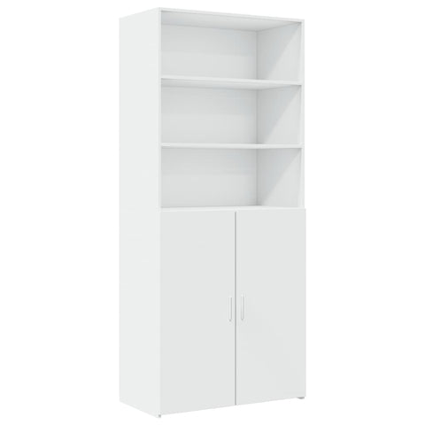 vidaXL Highboard Weiß 80x42,5x249 cm Holzwerkstoff