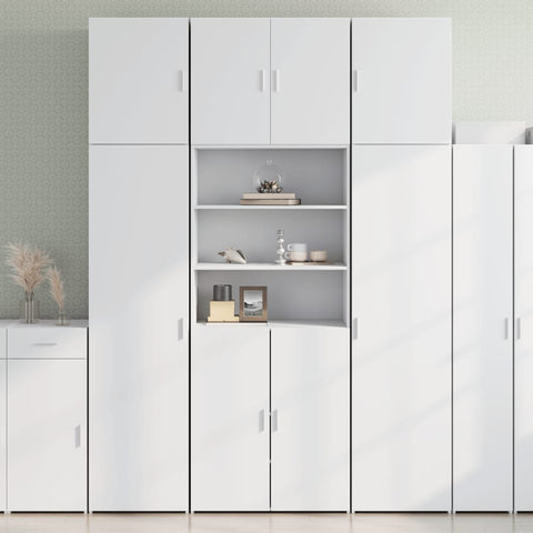 vidaXL Highboard Weiß 80x42,5x249 cm Holzwerkstoff