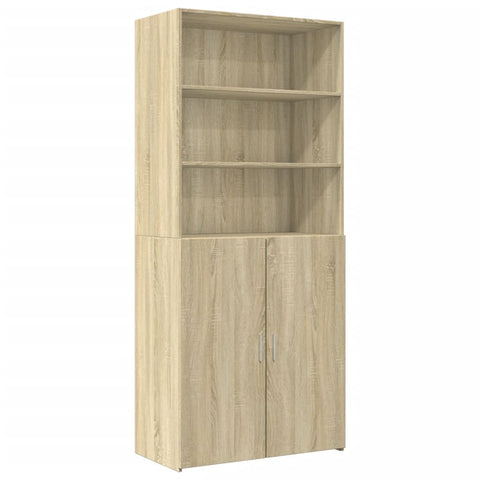 vidaXL Highboard Sonoma-Eiche 80x42,5x249 cm Holzwerkstoff