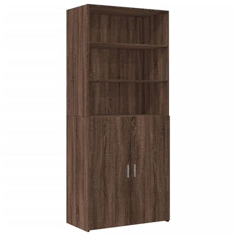 vidaXL Highboard Braun Eichen-Optik 80x42,5x249 cm Holzwerkstoff