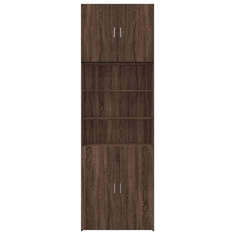 vidaXL Highboard Braun Eichen-Optik 80x42,5x249 cm Holzwerkstoff