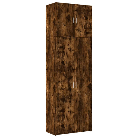 vidaXL Highboard Räuchereiche 80x42,5x249 cm Holzwerkstoff