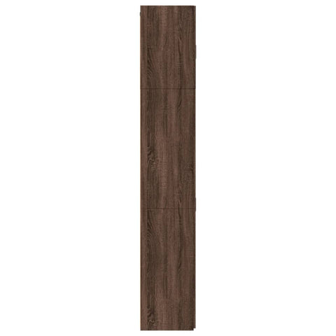 Highboard Braun Eichen-Optik 80x42,5x249 cm Holzwerkstoff