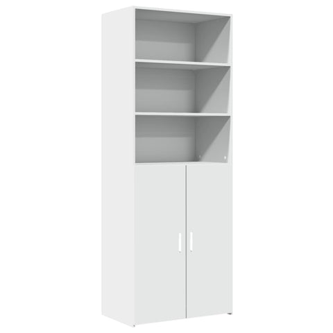 vidaXL Highboard Weiß 70x42,5x185 cm Holzwerkstoff