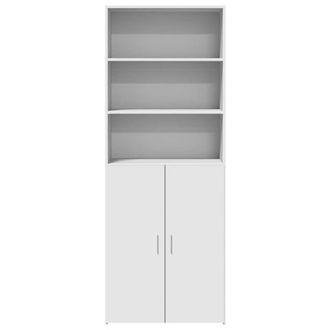 vidaXL Highboard Weiß 70x42,5x185 cm Holzwerkstoff