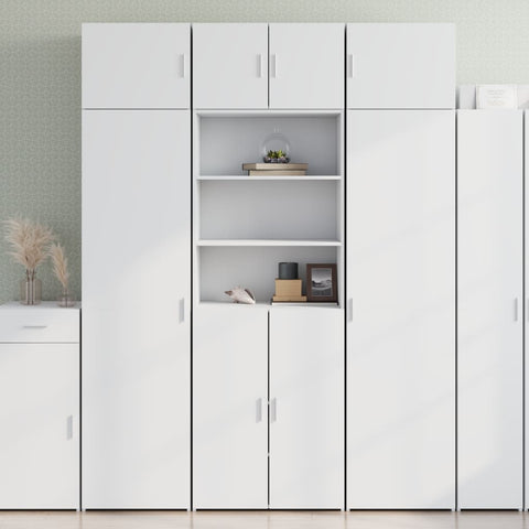 vidaXL Highboard Weiß 70x42,5x185 cm Holzwerkstoff