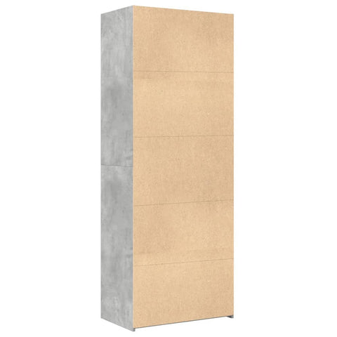 vidaXL Highboard Betongrau 70x42,5x185 cm Holzwerkstoff