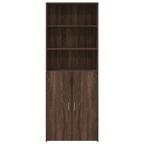 vidaXL Highboard Braun Eichen-Optik 70x42,5x185 cm Holzwerkstoff