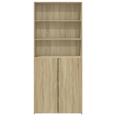 vidaXL Highboard Sonoma-Eiche 80x42,5x185 cm Holzwerkstoff