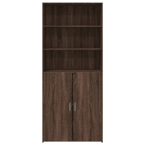 vidaXL Highboard Braun Eichen-Optik 80x42,5x185 cm Holzwerkstoff