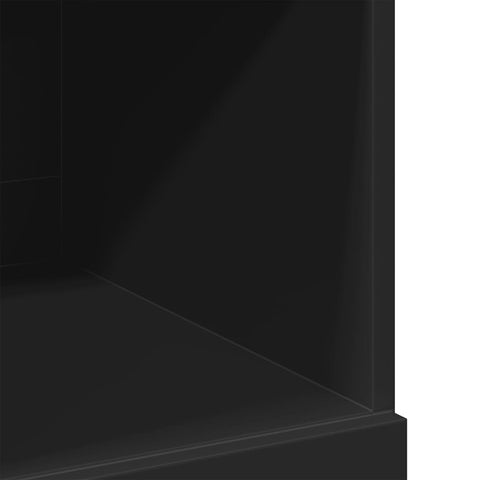 vidaXL Highboard Schwarz 80x42,5x124 cm Holzwerkstoff