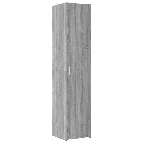 vidaXL Highboard Grau Sonoma 40x42,5x185 cm Holzwerkstoff