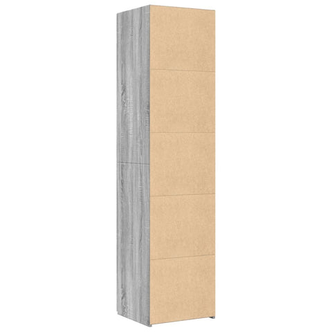 vidaXL Highboard Grau Sonoma 45x42,5x185 cm Holzwerkstoff