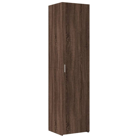 vidaXL Highboard Braun Eichen-Optik 45x42,5x185 cm Holzwerkstoff