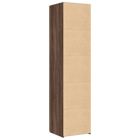 vidaXL Highboard Braun Eichen-Optik 45x42,5x185 cm Holzwerkstoff