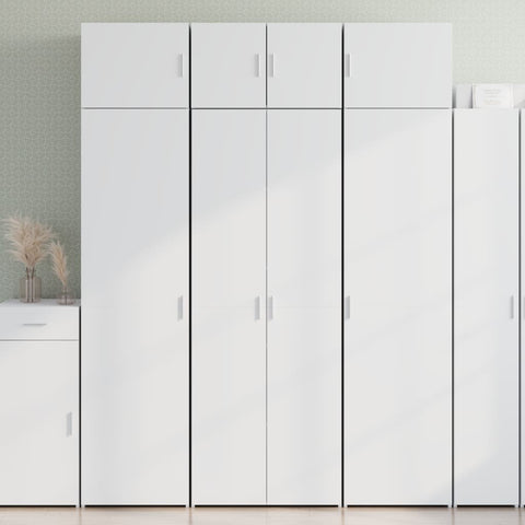 vidaXL Highboard Weiß 70x42,5x185 cm Holzwerkstoff