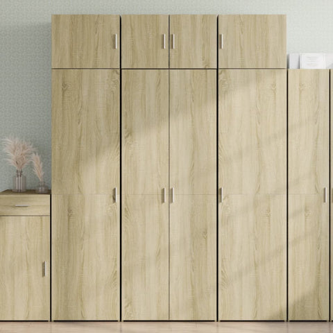 vidaXL Highboard Sonoma-Eiche 70x42,5x185 cm Holzwerkstoff