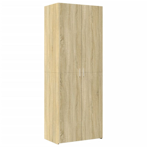 vidaXL Highboard Sonoma-Eiche 70x42,5x185 cm Holzwerkstoff