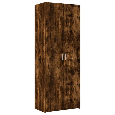 Highboard Räuchereiche 70x42,5x185 cm Holzwerkstoff