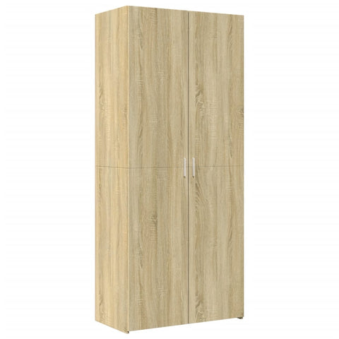 vidaXL Highboard Sonoma-Eiche 80x42,5x185 cm Holzwerkstoff